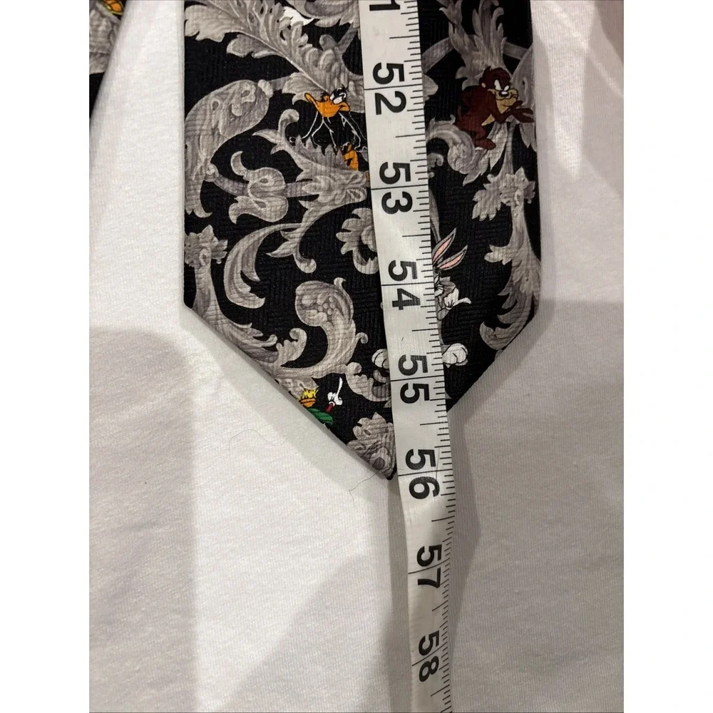 Looney Tunes Marvin the Martian‎ Bugs Taz Devil Daffy Tie 2000 Warner Bros Men